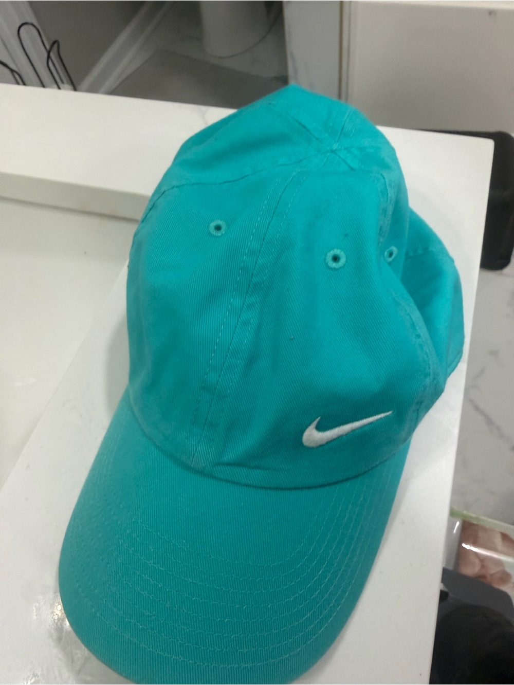 Nike Turquoise Heritage86 Cap with White Swoosh